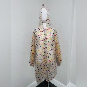 ModCloth Plus Size Cherry Vinyl Raincoat